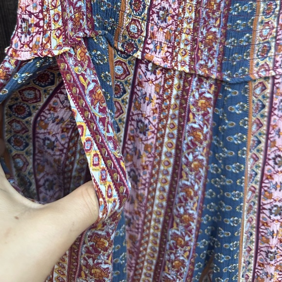 Three Dots Casual Boho Wide Leg Comfy Bohemian Elastic Waist Pants - Picture 5 of 14